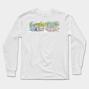 banana cafe. lisbon Long Sleeve T-Shirt